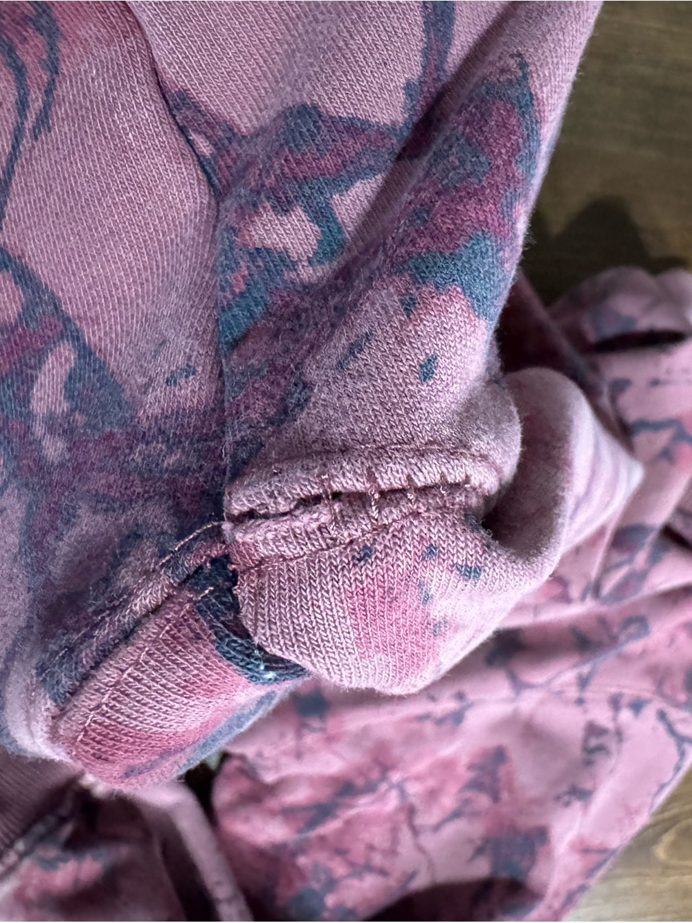 JoyLab Marble Tie-Dye Cropped Sweatshirt - Picture 5 of 5